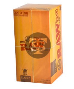 RAW Classic Pre Rolled King Size Cones 32 Packs of 3