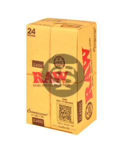RAW Connoisseur Papers With Tips 1 1/4 Pack of 24