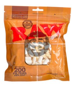 RAW Cotton Filter Plugs Original Pack of 200