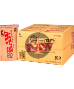 RAW Filter Tips Pre-Rolled in Tins Pack of 6
