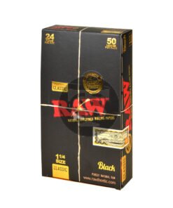 RAW Papers Black Classic 1 1/4 Pack of 24