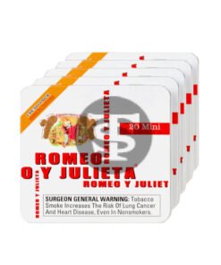 Romeo Y Julieta Mini Original Cigars 5 Tins of 20