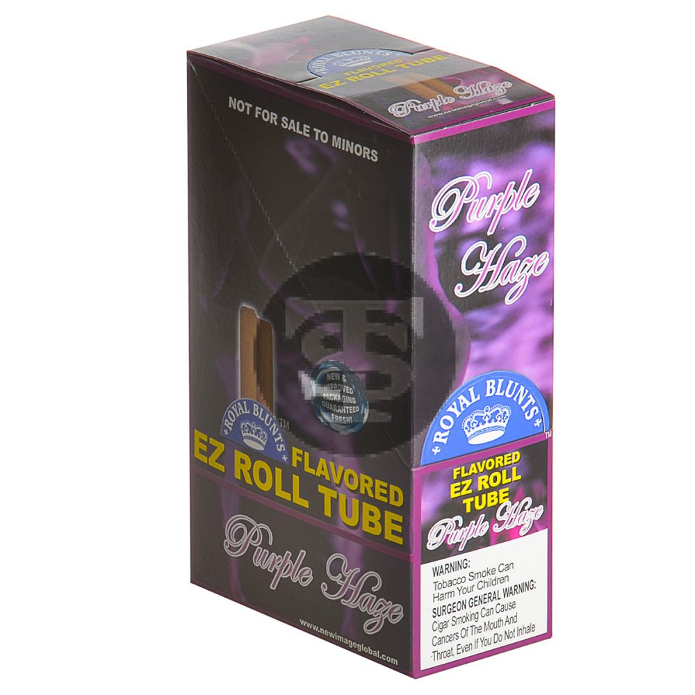 Royal Blunts EZ Roll Purple Haze Wraps 25 Pouches 1 royal blunts ez roll purple haze wraps 25 pouches 662
