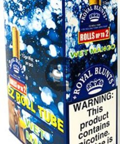 Royal Blunts EZ Roll Wet Mango Wraps 25 Pouches