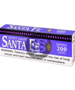 Santa Fe Grape Filtered Cigars 10 Packs of 20