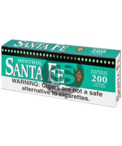Santa Fe Menthol Filtered Cigars 10 Packs of 20