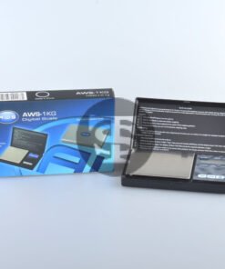 Scale AWS - 1KG 1000g X 0.1g Black AWS-1KG