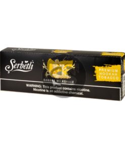 Serbetli Premium Hookah Tobacco 10 packs of 50g Banana Milkshake