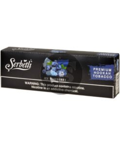 Serbetli Premium Hookah Tobacco 10 packs of 50g Ice Blueberry