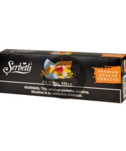 Serbetli Premium Hookah Tobacco 10 packs of 50g Ice Citrus Mango