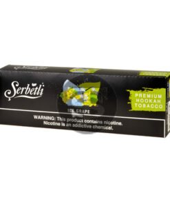 Serbetli Premium Hookah Tobacco 10 packs of 50g Ice Grape