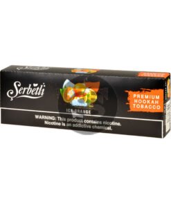 Serbetli Premium Hookah Tobacco 10 packs of 50g Ice Orange