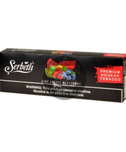 Serbetli Premium Hookah Tobacco 10 packs of 50g Lime Lychee Blueberry
