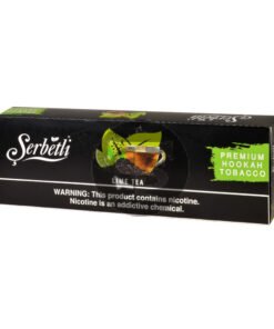 Serbetli Premium Hookah Tobacco 10 packs of 50g Lime Tea