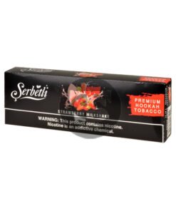 Serbetli Premium Hookah Tobacco 10 packs of 50g Strawberry Milkshake