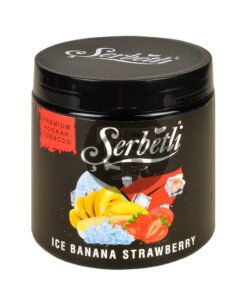 Serbetli Premium Hookah Tobacco 250g Ice Banana Strawberry