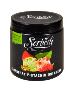 Serbetli Premium Hookah Tobacco 250g Raspberry Ice Cream Pistachio
