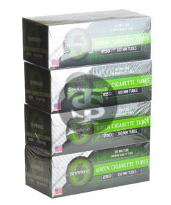 Shargio Filter Tubes 100 mm Size Green (Menthol) 4 Cartons of 250