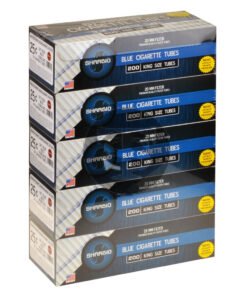 Shargio Filter Tubes King Size Blue (Light) 5 Cartons of 200