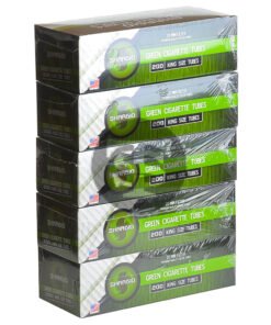 Shargio Filter Tubes King Size Green (Menthol) 5 Cartons of 200