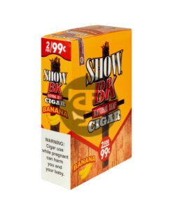 Show BK Cigarillos 2 For 99 Cent Pre Priced 15 Packs of 2 Cigars Banana