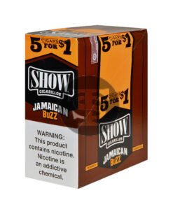 Show Cigarillos Jamaican Buzz (Kush) Pre Priced 15 Pouches of 5