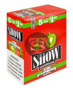 Show Cigarillos Kiwi Strawberry 15 Pouches of 5, Pre-Priced $1.49