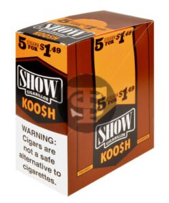 Show Cigarillos Koo$h 15 Pouches of 5, Pre-Priced $1.49