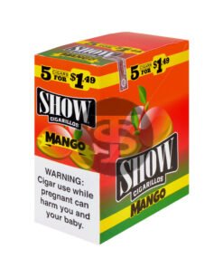 Show Cigarillos Mango 15 Pouches of 5, Pre-Priced $1.49