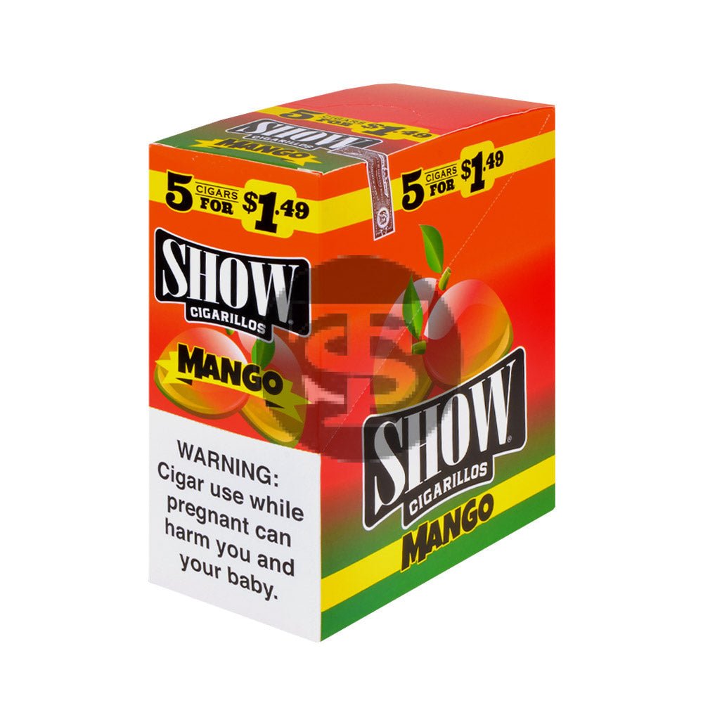 Show Cigarillos Mango 15 Pouches of 5, Pre-Priced $1.49 1 show cigarillos mango 15 pouches of 5 pre priced 1 49 431