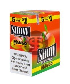Show Cigarillos Mango Pre Priced 15 Pouches of 5