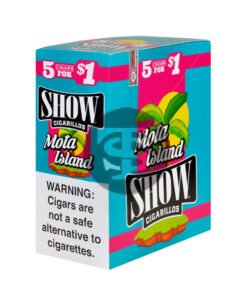 Show Cigarillos Mota Island Pre Priced 15 Pouches of 5