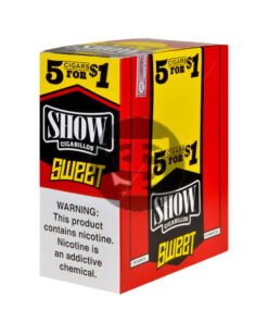 Show Cigarillos Sweet Pre Priced 15 Pouches of 5