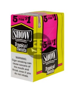 Show Cigarillos Tropical Twista Pre Priced 15 Pouches of 5