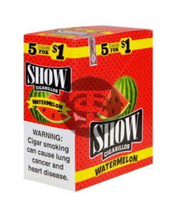 Show Cigarillos Watermelon Pre Priced 15 Pouches of 5