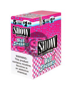 Show Cigarillos Wet Dreams 15 Pouches of 5, Pre-Priced $1.49