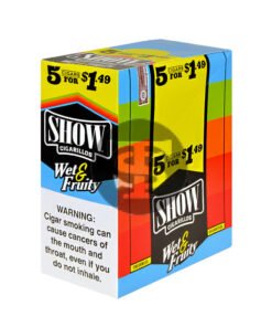 Show Cigarillos Wet & Fruity 15 Pouches of 5, Pre-Priced $1.49