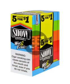 Show Cigarillos Wet & Fruity Pre Priced 15 Pouches of 5