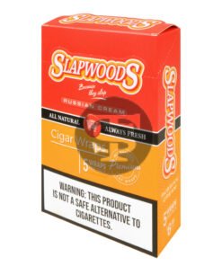 Slapwoods Russian Cream Cigar Wraps, 10 packs of 5