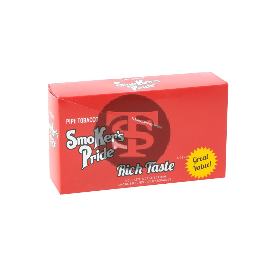 Smoker's Pride Rich Taste 12 Pouches of Pipe Tobacco – 65 oz. 1 Smoker's Pride Rich Taste 12 Pouches of Pipe Tobacco – 65 oz.