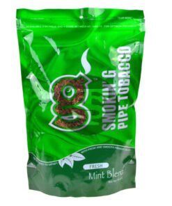 Smokin' G Pipe Tobacco Fresh Mint Blend 8 oz. Bag