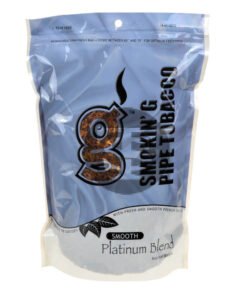 Smokin' G Pipe Tobacco Smooth Platinum Blend 8 oz. Bag