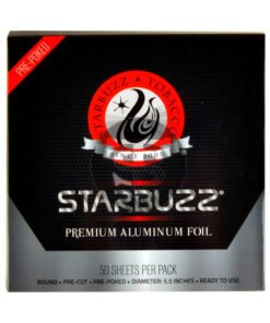 StarBuzz Aluminum Hookah Foil Pre-poked Pack of 50