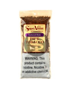Super Value Pipe Tobacco Buttered Rum 12 oz. Bag