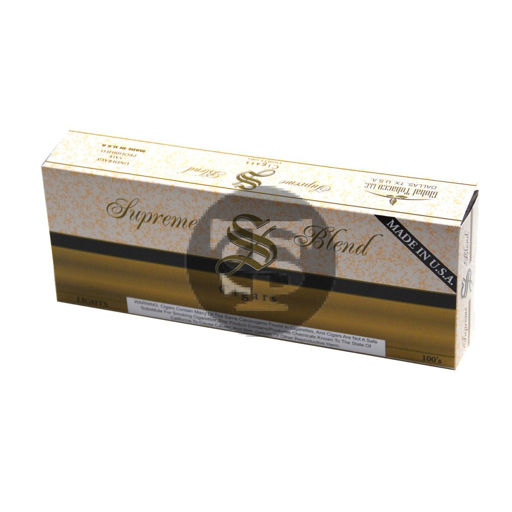 Supreme Blend Lights Filtered Cigars 10 Packs of 20 1 supreme blend lights filtered cigars 10 packs of 20 813