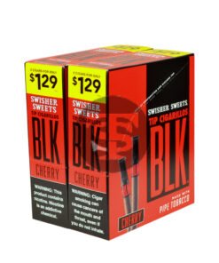 Swisher Sweets BLK Tip Cigarillos $1.29 Cherry 30 pouches of 2