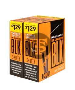 Swisher Sweets BLK Tip Cigarillos $1.29 Smooth 30 pouches of 2