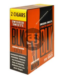 Swisher Sweets BLK Tip Cigarillos 15 pouches of 2 Cocoa