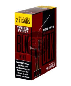 Swisher Sweets BLK Tip Cigarillos 15 pouches of 2 Wine