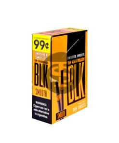 Swisher Sweets BLK Tip Cigarillos 2 for 99¢ Smooth 15 pouches of 2